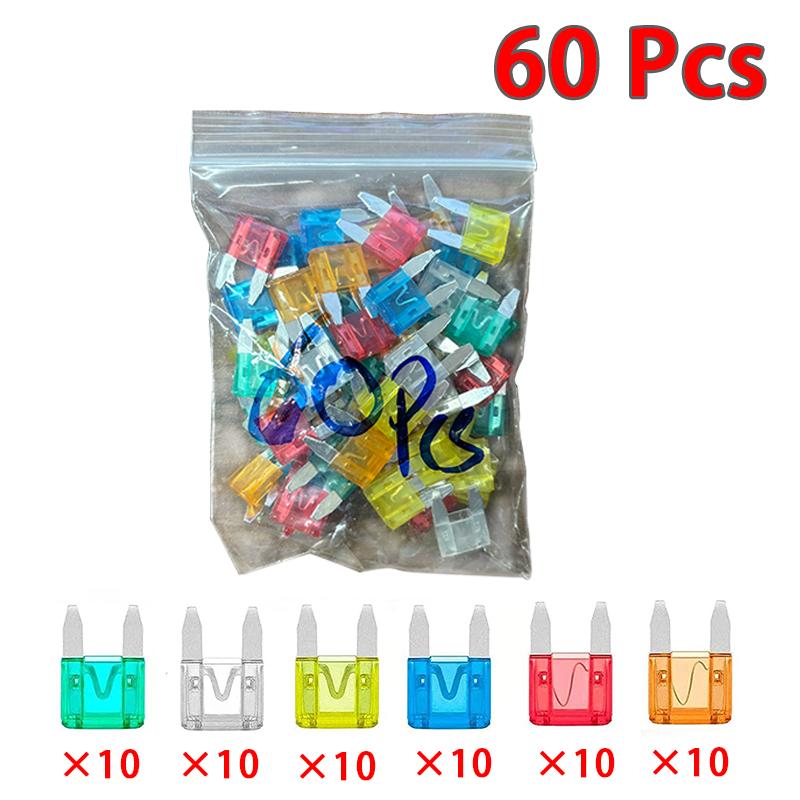 60/120/220/300PcsCar Fuse Blade Fuse Kit Fuses Automatic Truck Blade The Fuse Insurance Insert Insurance of Piece Lights Auto te
