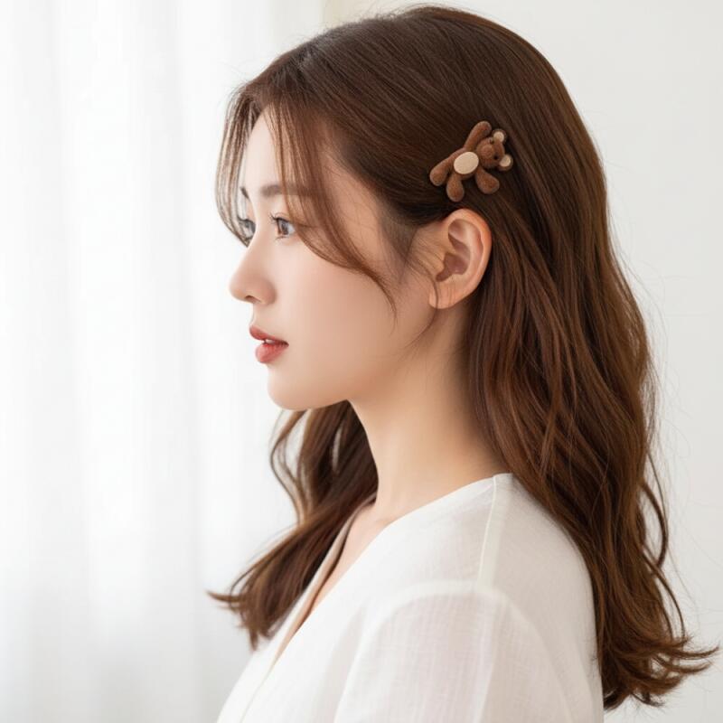 Teddy bear hair clip hair pin hair pin hair clip bear pin pin