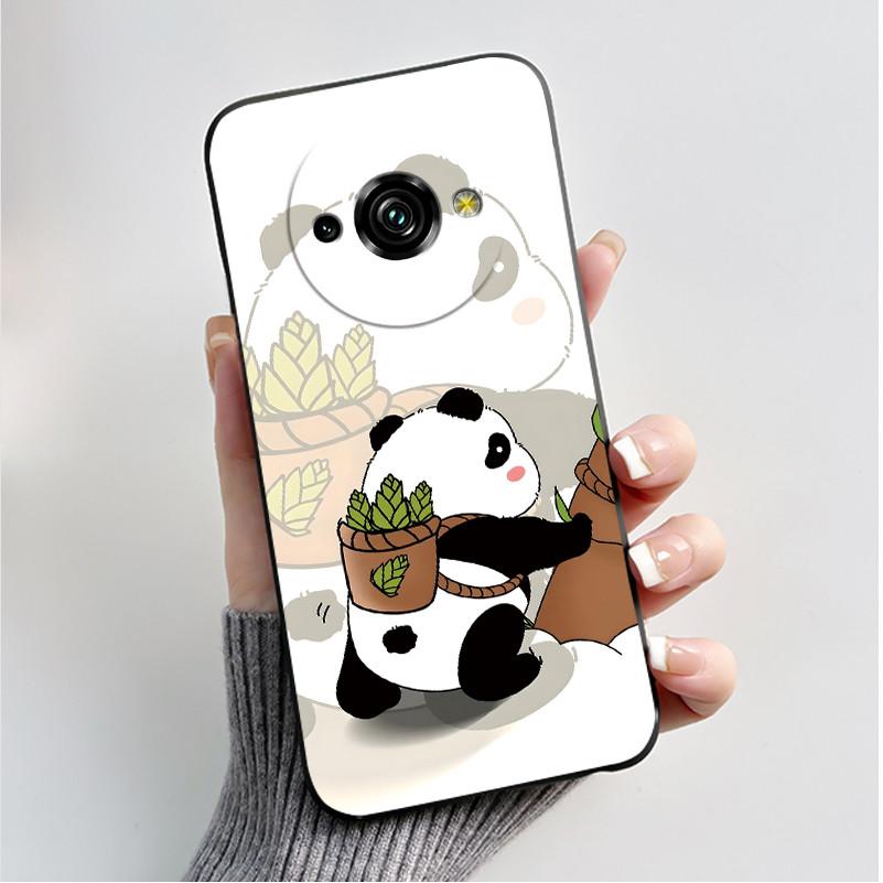 Phone Case For Oukitel C59 Pro Casing Luxury Fashion Butterfly Flower Cellphone Cases Black Jelly Soft Slim Silicone Back Cover