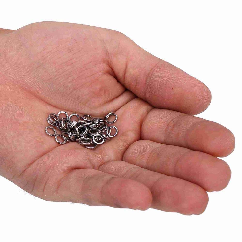 High Strength Fishing Split Rings Stainless Steel Fishing Rings  Freshwater Angling