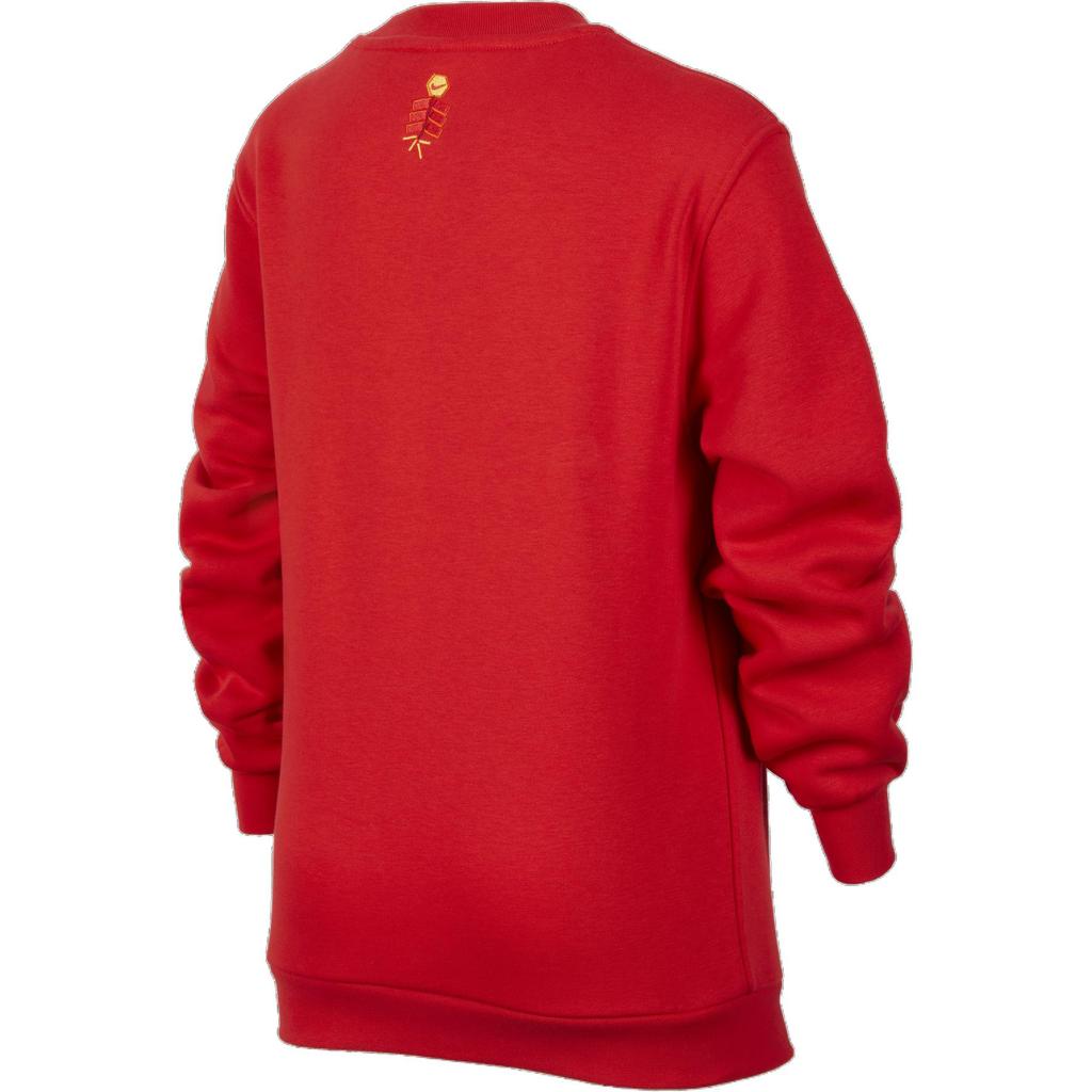Nike Sportswear Club Snake Welcoming Series NSW Crewneck Pullover Fleece Long Sleeve Unisex Tops University-Red HV8965657