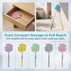 5Pcs Retractable Palm Shaped Fly Swatter Durable Extendable Bug Swatter  Kitchen Use
