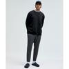 Lululemon Soft Jersey Tapered Pant  Shorter Heathered Black Heathered Graphite Grey
