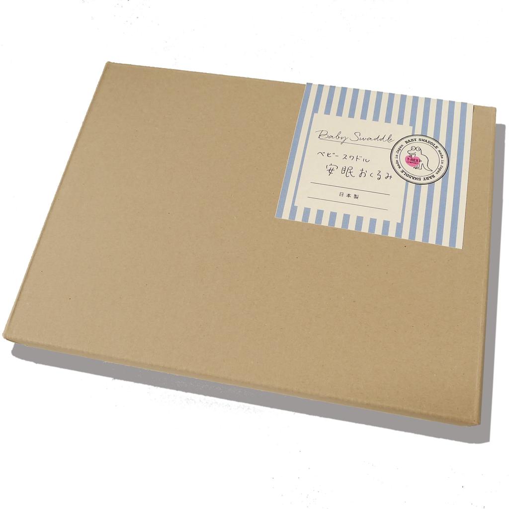 Made In Japan Sleeping Swaddle Baby Swaddle Newborn 3 Months Baby Gift Water Blue T-Rex T-Rex ~