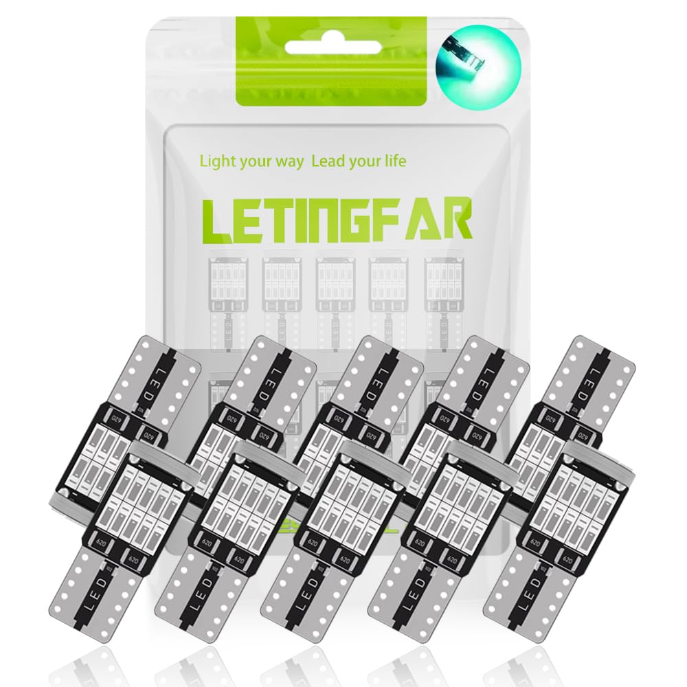 

Светодиодная габаритная лампа T10, Взрывной свет, Светодиод T10, Встроенный обманка, 26 штук, Светодиод 4014 зелёный