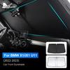 Foldable Sun Umbrella for BMW X1 U11 2022-2023 IX1 Front Windshield Sun Shade Portable Anti-UV