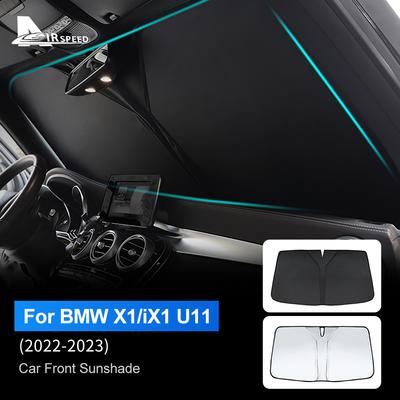 Foldable Sun Umbrella for BMW X1 U11 2022-2023 IX1 Front Windshield Sun Shade Portable Anti-UV
