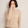 2024 Korean Style Reverse Stitch Turtleneck Cashmere Sweater for Women
