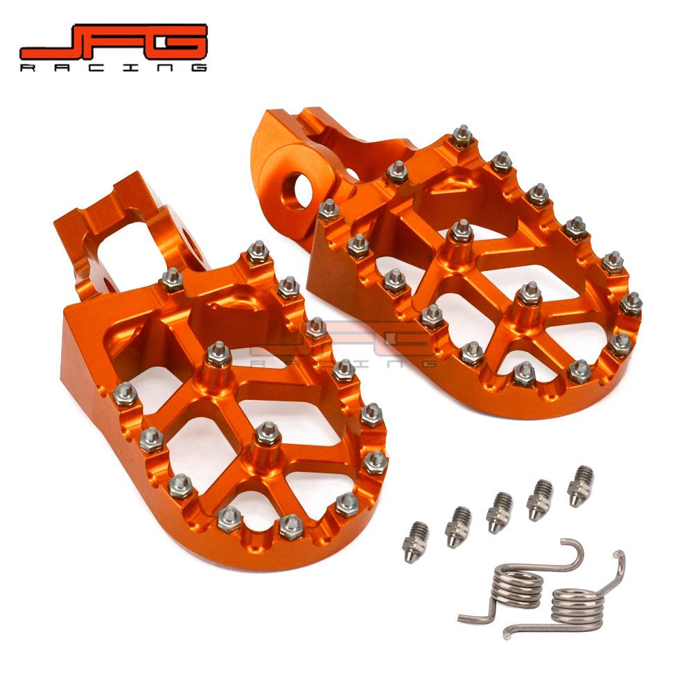 Aluminum Alloy Footpegs for SX125/250 SXF/XCF/250/350/450 Off-Road Motorcycles