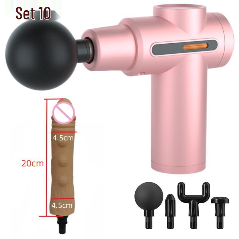Silicone Adapter Replacement for Electric Fascia Massage Gun - Universal Head for Men & Women.