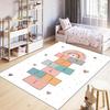 Hüpfburg Teppich Spielmatte für Kinder Zahlen Lernen Wohnzimmer Teppich Sofamatte Fußmatte Schlafzimmer Teppich Außenbereich Haus Teppiche Dekoration