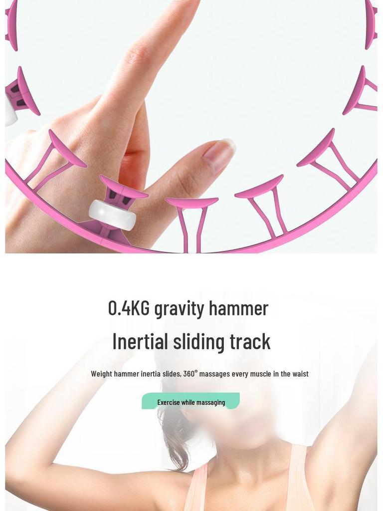 Waist-Slimming Detachable Counting Hula Hoop: Lazy Person’s Abdomen and Fat-Burning Fitness Tool