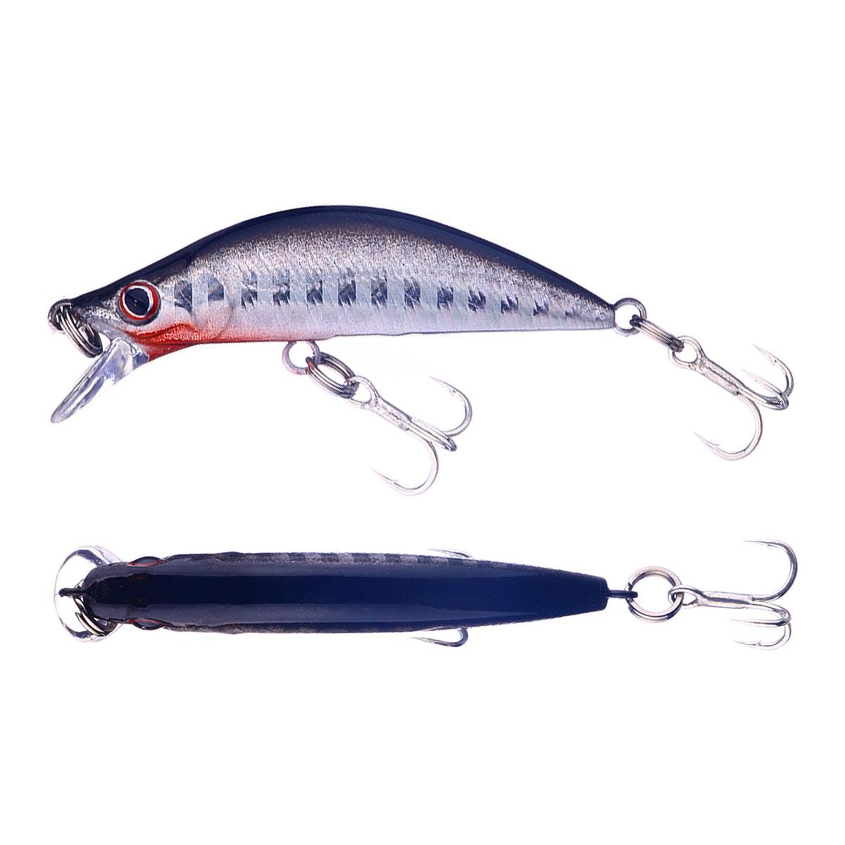 

1 шт., воблер гольяна, тонущий джеркбейт, 5,5 см-5,5 г-12, искусственная жесткая приманка для плавания, приманка для форели, окуня