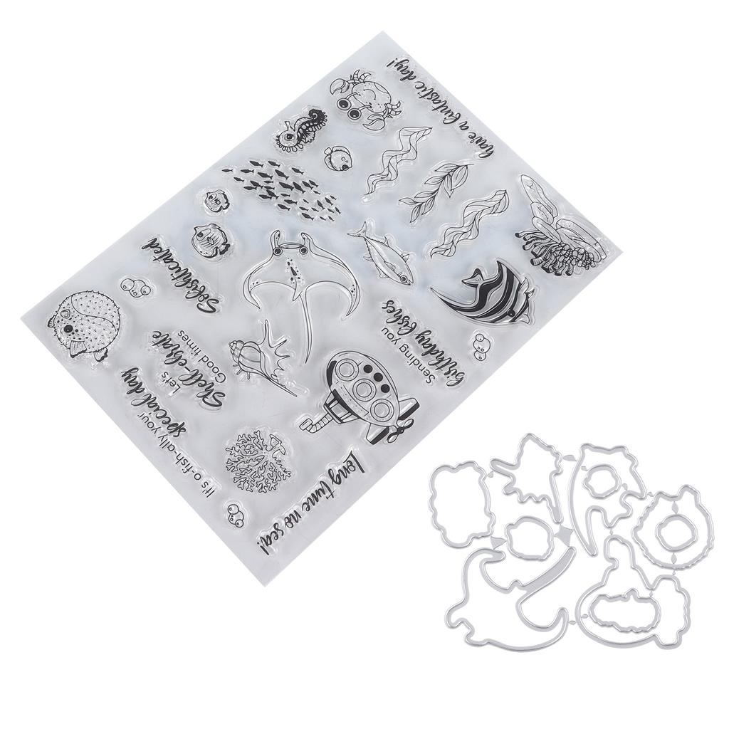 Transparente Stempel, praktisches Werkzeug zur Kartenherstellung, tragbare Schneideform für Fotoalben, Geschenke