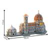 Gobricks MOC Cathedral of Florence 1:800 Bricks Model Cathedral of Saint Mary of the Flower Building Blocks Duomo Di Firenze Toy