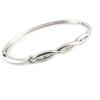 Altesse [L2062] - Silver Bracelet 'Câlin' White