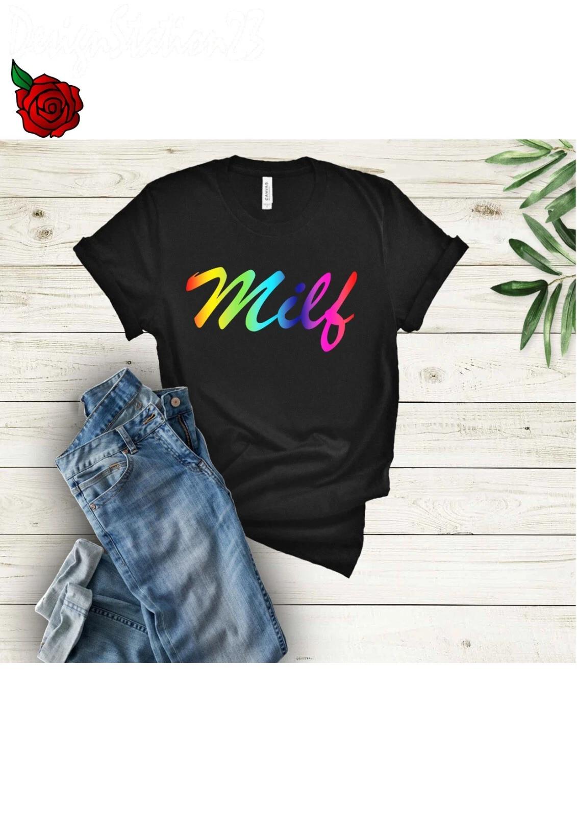 Milf Fun/Rude Adult Statement T-Shirt L