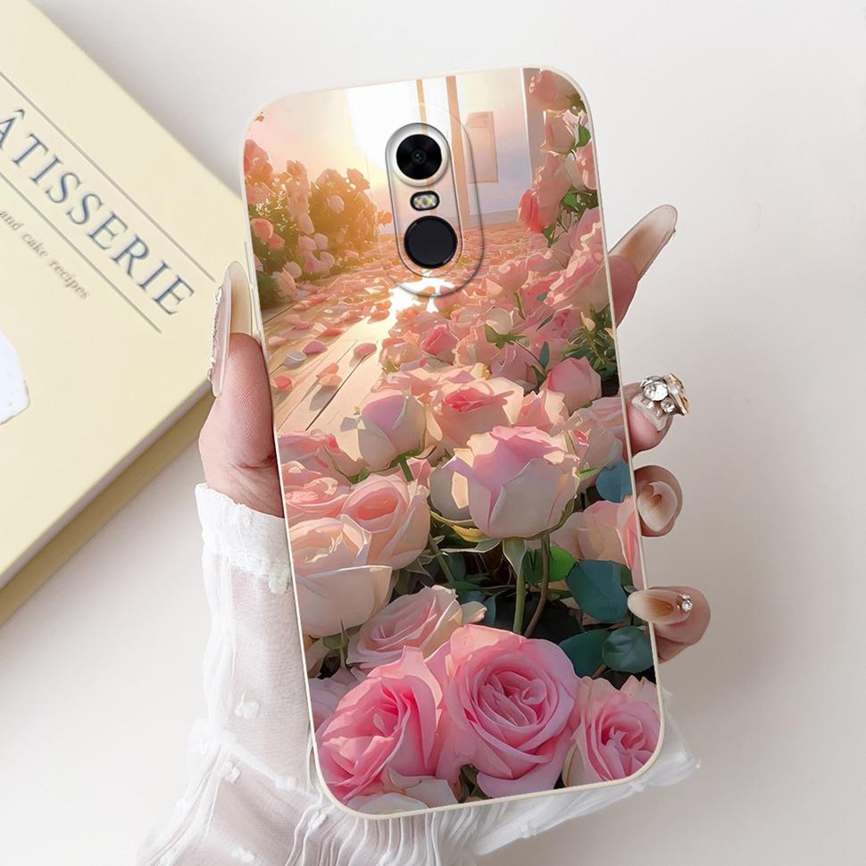 Husă Colorată cu Model Pentru Xiaomi Redmi 5 Plus Note 5 Subțire Huse din Silicon Moale Pentru Redmi5 Plus (Redmi Note5) Coperta Coque