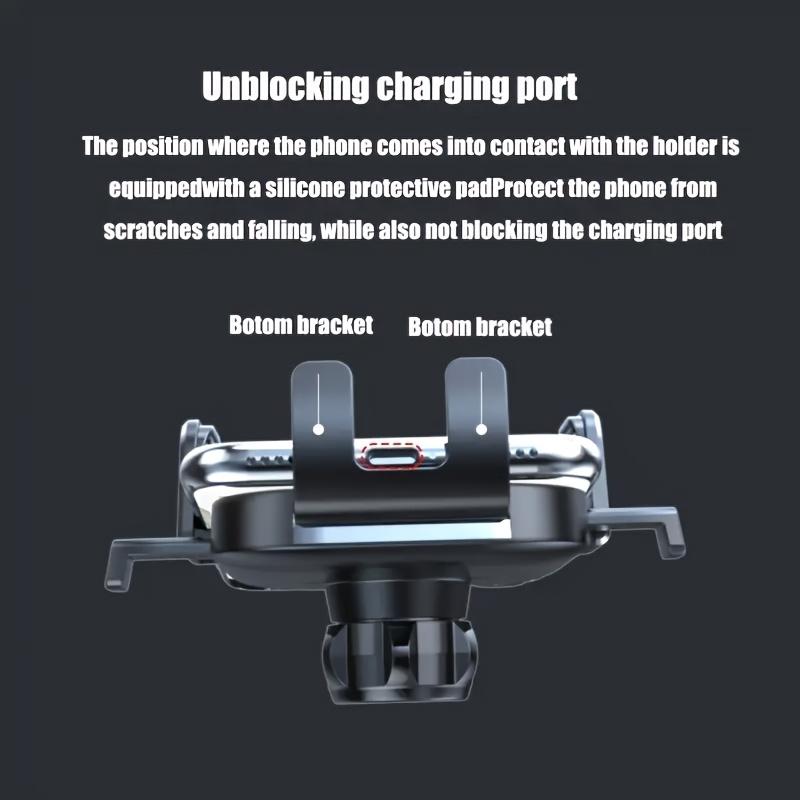 New Car Phone Holder Stand Dashboard Mount 360° Rotatable Gravity Smartphone Holder With Extension Rod Bracket Auto GPS Support