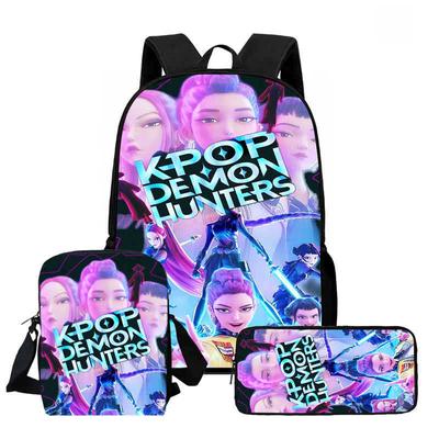 Kpop Witcher Girl Group Trendy Kids Backpack with High-Definition Print, Large Capacity, Lightweight, and Back-Protecting Design 6267 KTB