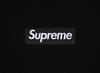 Supreme Felpa con cappuccio Box Logo Nera (23FW)