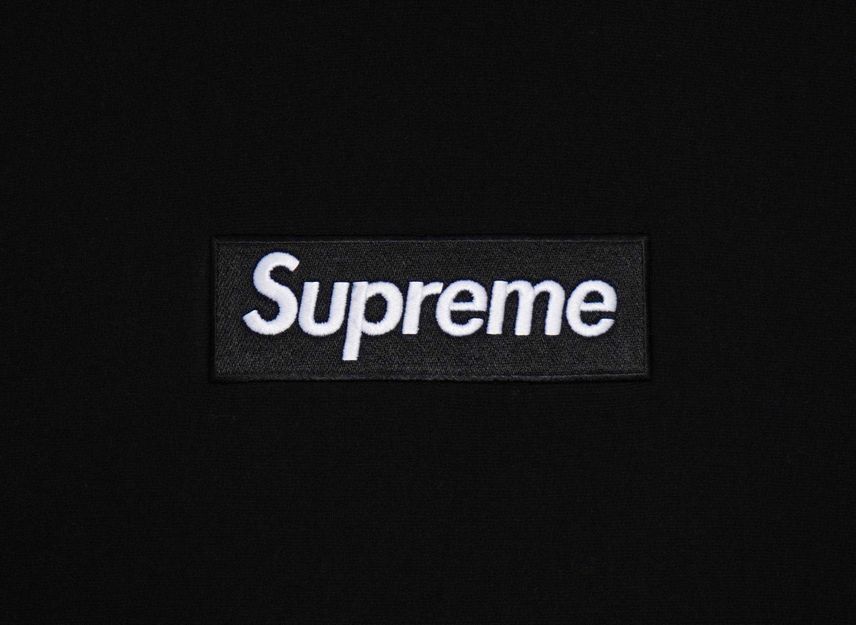 Supreme Felpa con cappuccio Box Logo Nera (23FW)
