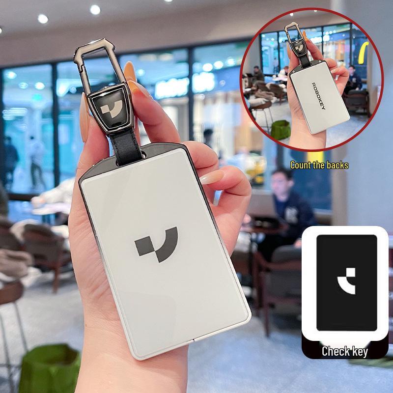Zeekr 01 Premium Metal Card Key Holder - Protective Case Shell Cover
