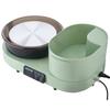 Pottery Wheel for Adults, 28 cm Aluminum Turntable, 450W Electric Table Top Pottery Wheel with Foot Pedal, 30-300 RPM Adjustable Speed, Aluminum Body,