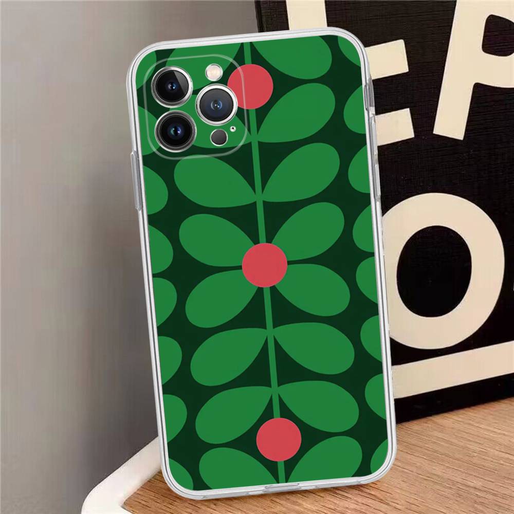 

Multi Stem Orla K-Kiely Folio Phone Case For IPhone 16 15 8 7 6 6S Plus X SE XR XS 14 11 12 13 Mini Pro Max Mobile Case iPhone 12