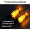 4PCS Motorcycle Turn Signals,12V 14LED Motorcycle Lights Turn Signal Assembly With Bright Amber Lamp,Universal Front/Rear Motorcycle LED Lights