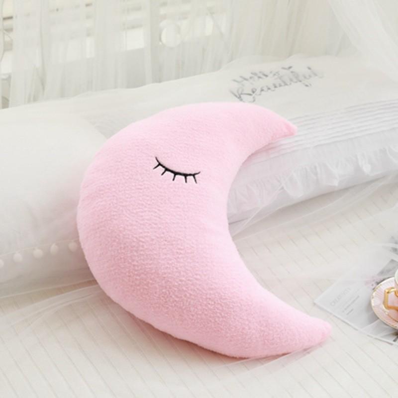 InSky Series Throw Pillow Plush Toy: Cloud, Moon, Raindrop, Star - Sofa Cushion & Kids' Room Decor