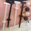 10-500er Set Weiß Selbstverriegelnde Nylon-Kabelbinder Druckclips Kabelbinder Lösbare Reißverschlussbänder Auto-Rohr-Kabelbinder Bündel Befestigung Binden