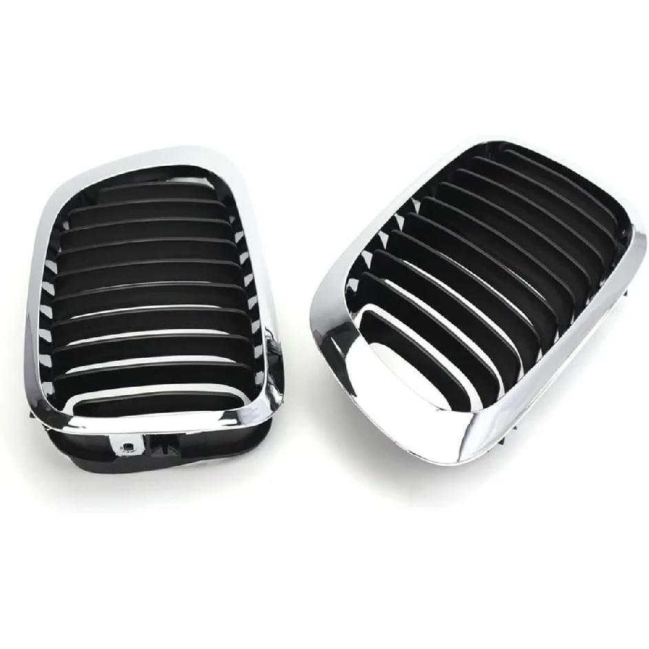 Front Bumper Kidney Grill Compatible with BMW 3 Series 1999-2002 E46 M3 323 I/is 325Ci 328 I/is/Ci 330Ci 2 Doors Grilles