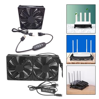 5V USB Powered Fan 120mm USB Router Fan For Home Office 100CFM Airflow 5V USB Power 80cm Cable Length For Desktop Computers