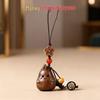 Pear-shaped Sandalwood Keychain & Phone Lanyard – Personalized Gift