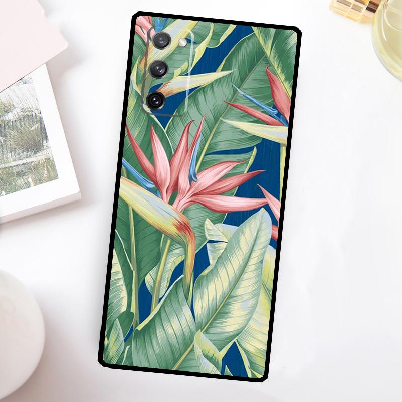 Tropical Paradise Hawaiian Birds Case For Samsung Galaxy S22 S23 S24 Ultra Plus Note 10 20 S8 S9 S10 S20 FE S21 FE Cover