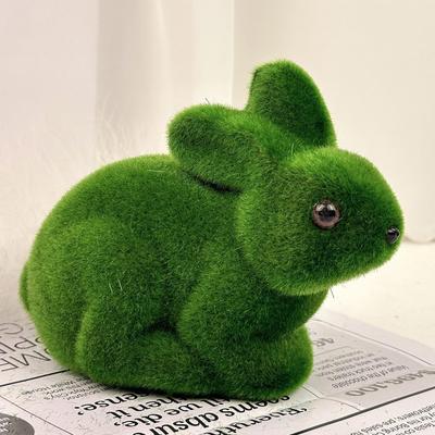 Ostern Grün Beflockung Schaum Simulation Moos Ball Dekoration