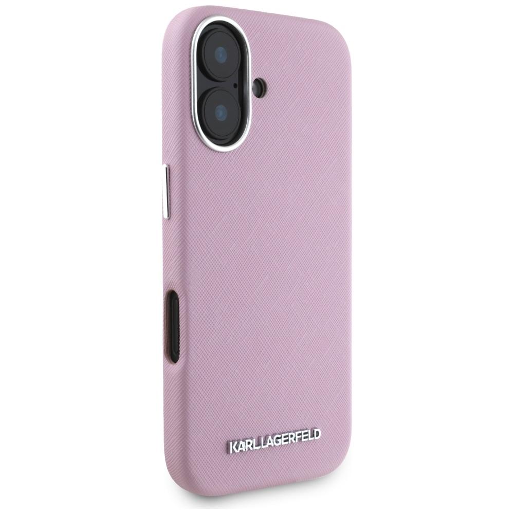 Etui do iPhone 16 Karl Lagerfeld MagSafe Różowy