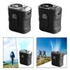 Waist Clip Fan Neck Fan Portable Rechargeable Lightweight Personal Fan Hanging Fan for Worksite Outdoor Sports Camping Fishing
