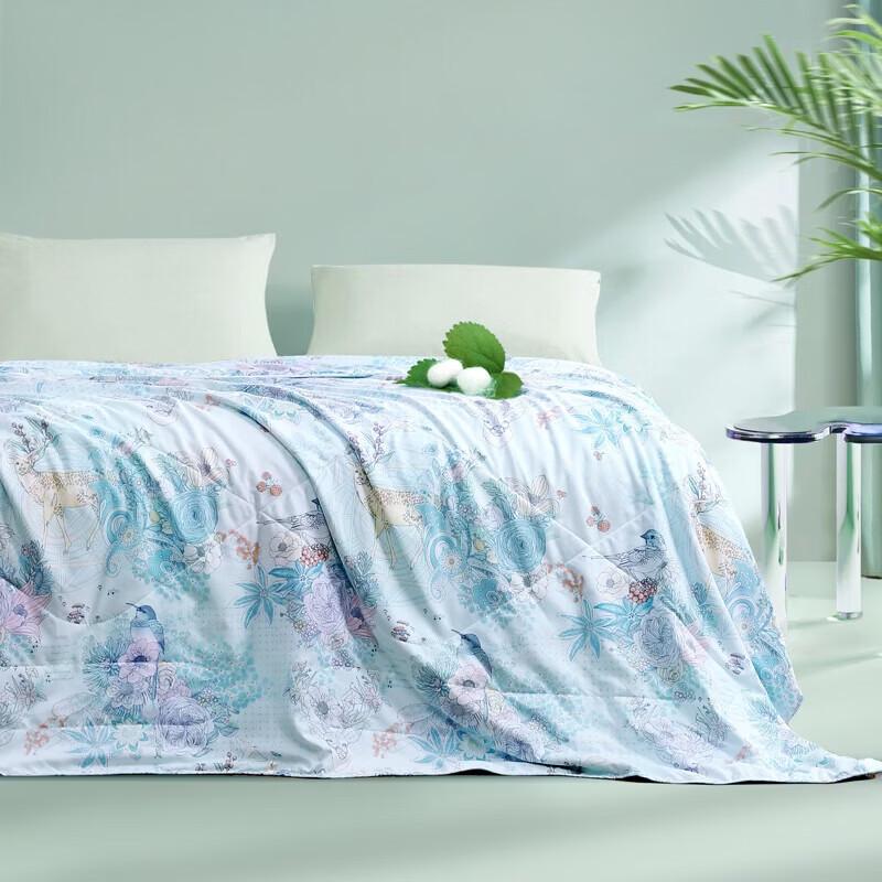 FUANNA Mulberry Silk Summer Air Conditioning Comforter