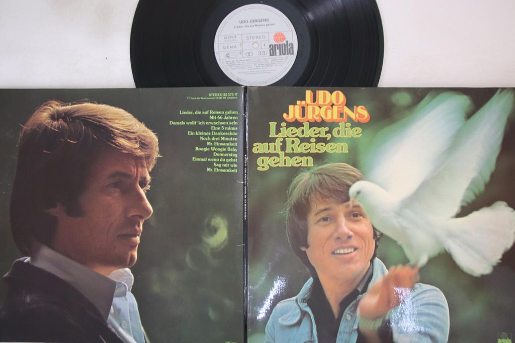 LP Record UDO JURGENS - Lieder, Die Auf Reisen Gehen 25575IT ARIOLA 1977 Germany Pop Used