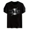 Men'S Black T-Shirt With 'WASP' Graphic Print - Retro Rock Band Design, Short Sleeve Crew Neck