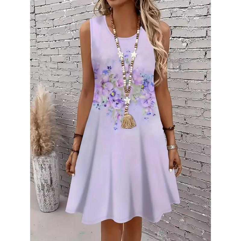 Sleeveless Dress Women s Dress Summer Casual Wear Women s Tank Top Dress S
