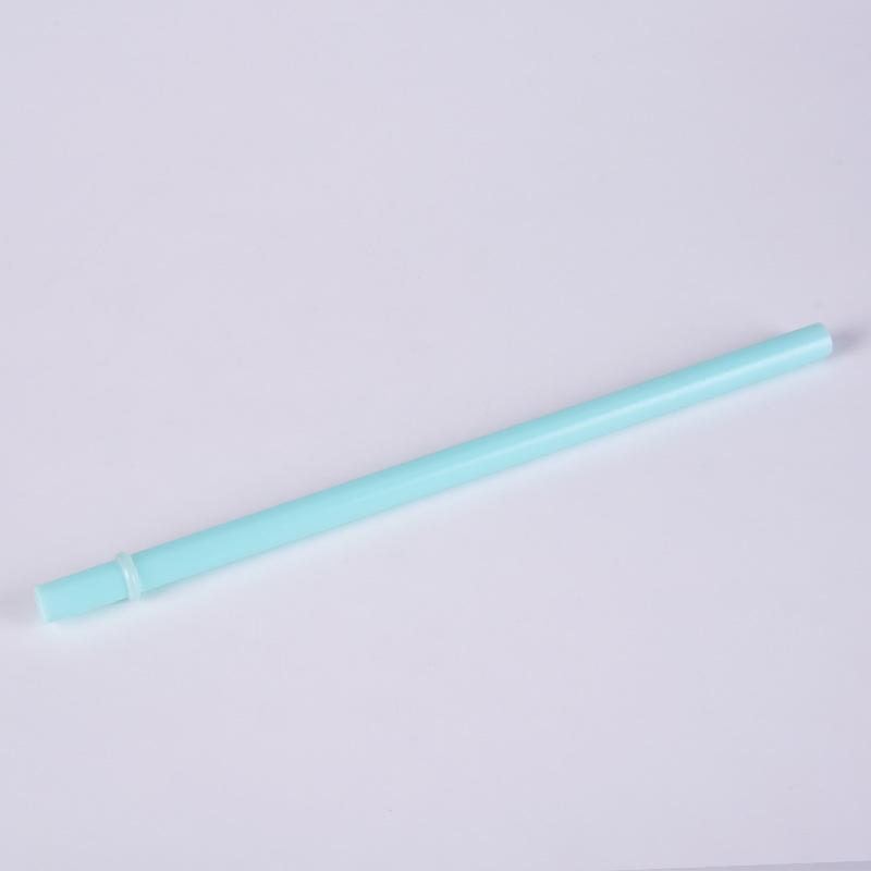 12Mm Aperture Straw Multi-Color Solid Color Plastic Cup Accessories Pp Straw Non-Disposable Straw With Ring