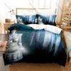 Fatal Frame Zero Series Camera Obscura Wisteria Ghost HD Print Bedding Set Duvet Cover + 2 Pillowcases Horror Game Room Decor