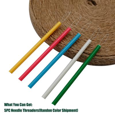 1/2 Stück Verlängertes Nadeleinfädler-Set für Nähmaschine, Handnähen, Stickerei, Perlenwerkzeug, DIY-Bastelzubehör (Gemischte Farbe)
