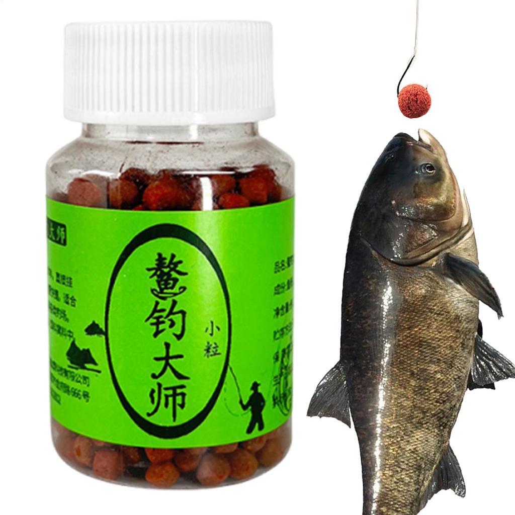 Fish Attractant Freshwater Particle Fishing Lure Fish Luring Food for Freshwater Stream River Reservoir Pond Lake Carp Particle