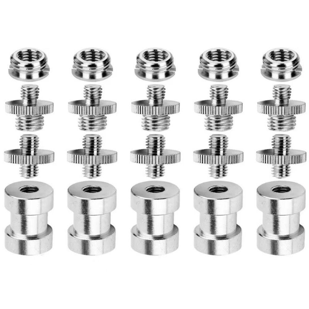 Male To Female Mount Screw Kit 1/4" to 3/8" Screw Convert Adapter Camera Screw Nut Set  Monopod
