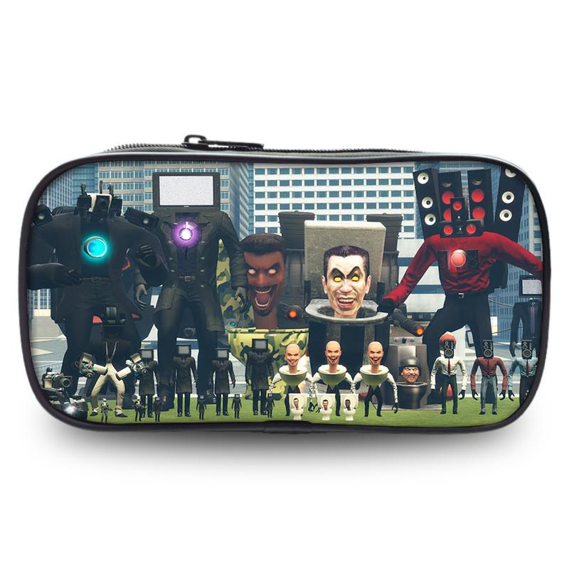 Durable Oxford Fabric Pencil Case For Kids And Students Featuring Fun Game Character Design