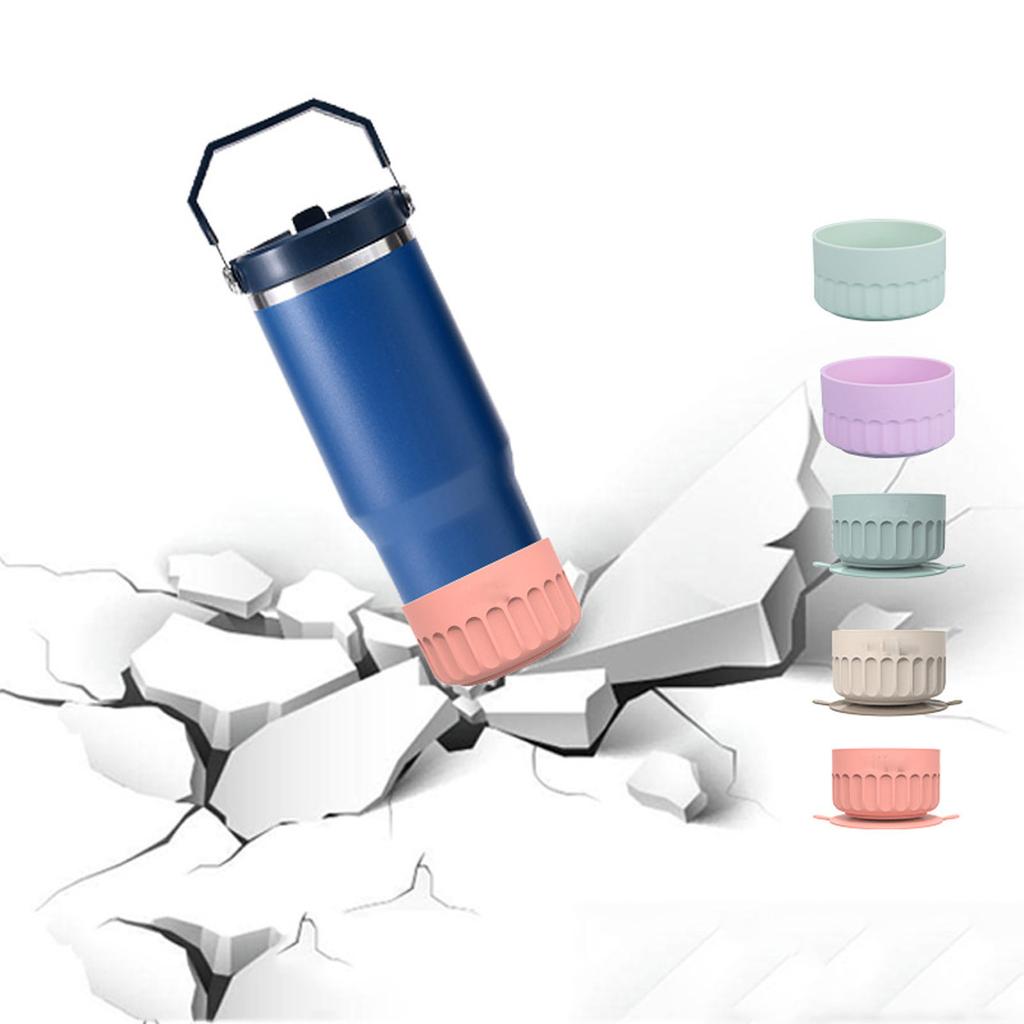 8cm Silicone Color All- Fashion Environmental Space Cup Bottom